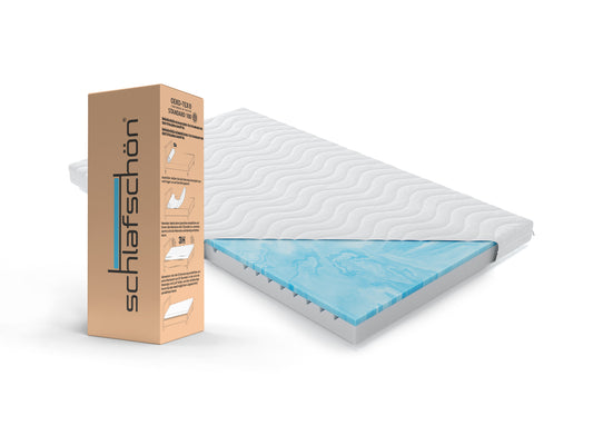 100x200 Kaltschaummatratze mit Visco-Topper – Schlafschön 7-Zonen, Ergonomisch, Waschbar & Antiallergisch
