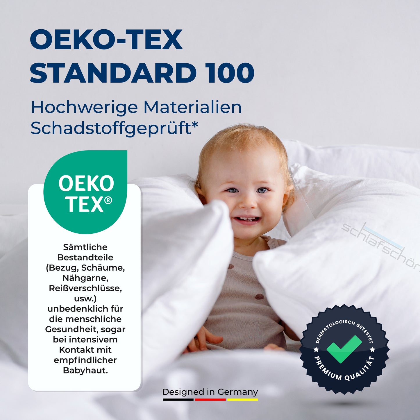 Kaltschaummatratze mit Visco-Topper – Schlafschön 7-Zonen, Ergonomisch, Waschbar & Antiallergisch